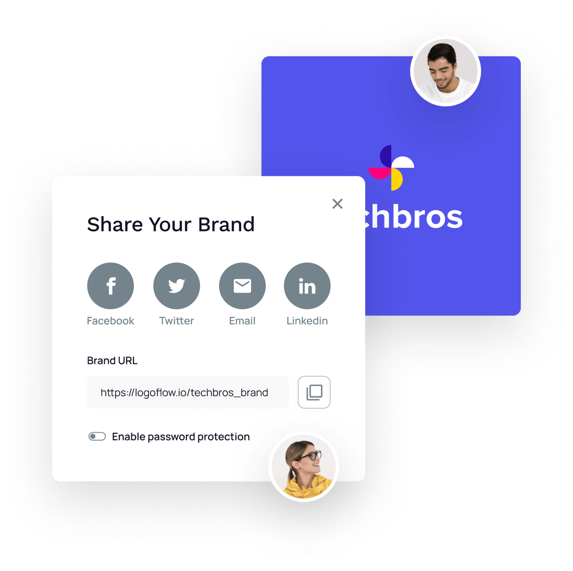 Illustration - Share Your Brand Page